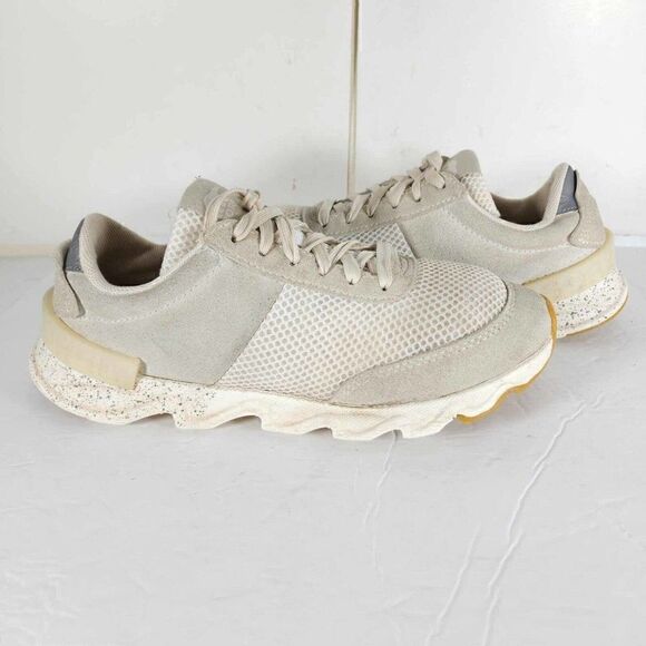 SOREL Women's Kinetic Lite US 9 White Cream Lace Up Fashion Sneaker Shoes - Picture 8 of 13